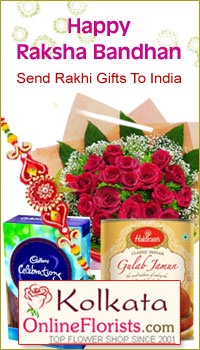 Shop for Alluring Rakhi to Kolkata at a Cheap Price on the Same Day
