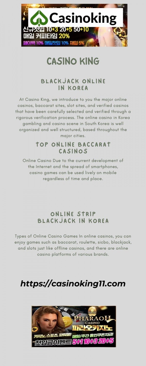 Blackjack online in korea | Top online baccarat casinos