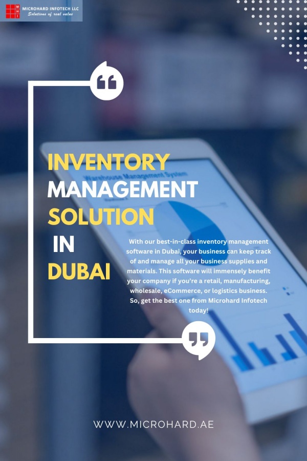 Inventory Management Software Dubai