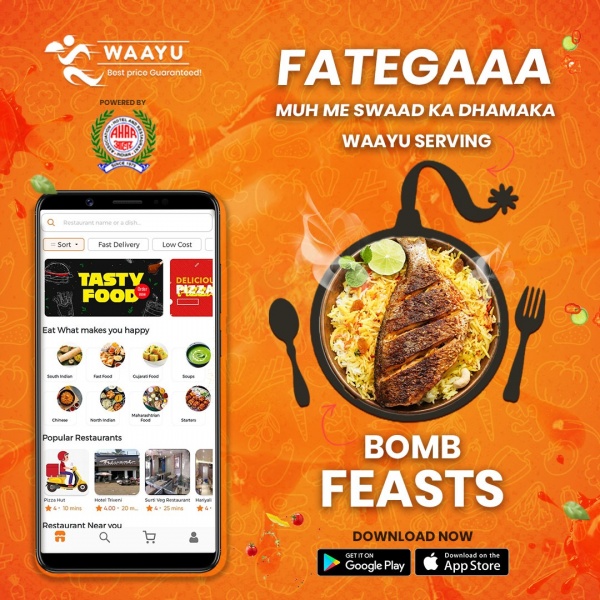 Order Food Online with Waayu: Get Up to 40% Discount on Food Delivery app in Mumbai