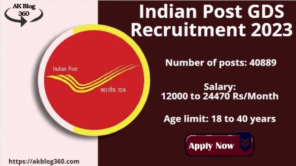 Indian Post GDS Recruitment 2023 Notification