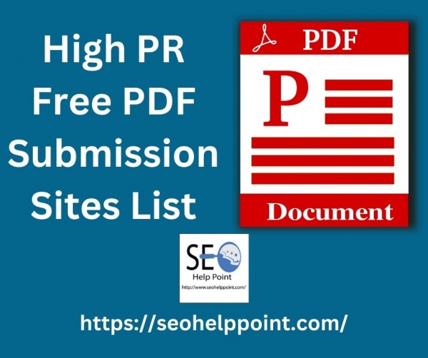 Best 30+ Free High PR PDF Submission Sites List For SEO