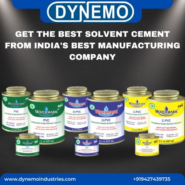  Get the best solvent cement from India's best manufacturing company
