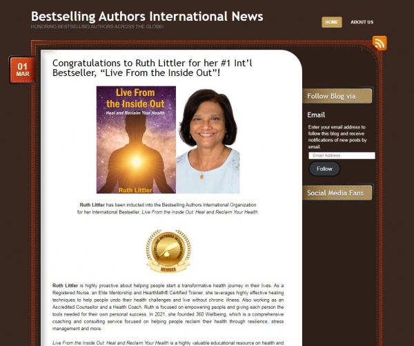 Bestselling Authors International News, Honoring Bestselling Authors Across the Globe! 