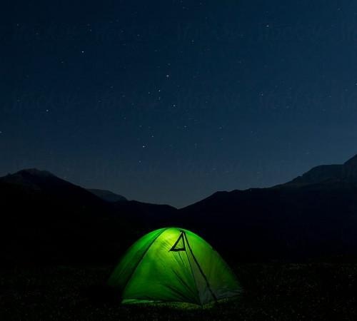 Wild camping in oman
