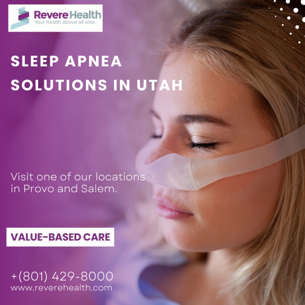 Sleep apnea solutions in Utah | Revere Health | Value-based Care