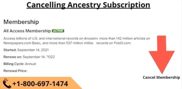 Cancelling ancestry subscription with easy steps